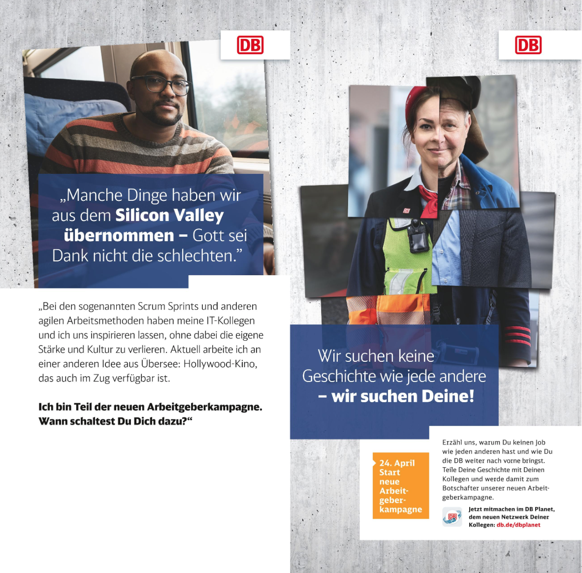 Die interne Vermarktung der neuen Employer Branding Kampagne der DB
