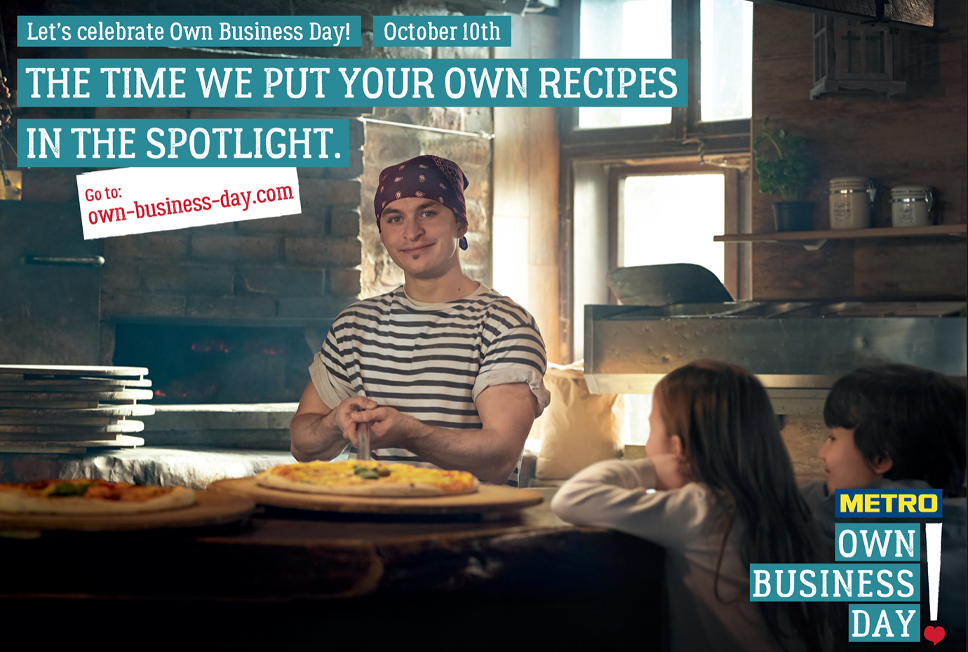 Eines der Key Visuals  zum METRO Own Business Day