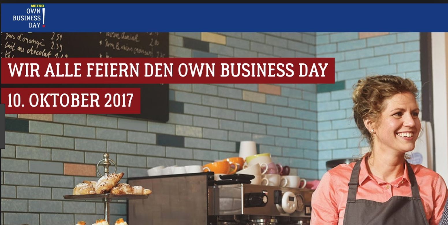 Eines der Key Visual s zum METRO Own Business Day